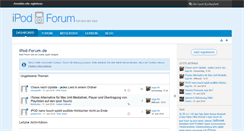 Desktop Screenshot of ipod-forum.de